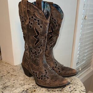 Laredo Snake Underlay Western Women's Boots 52133